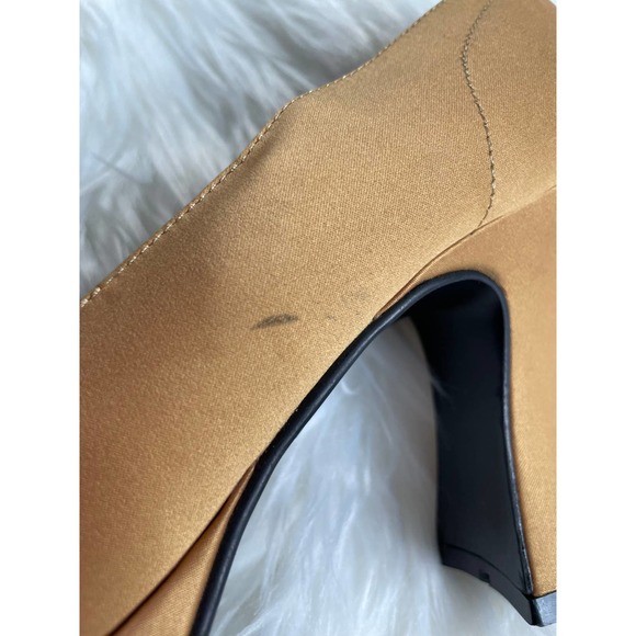 Rampage Buckle Sandal Beige chunky platform y2k heels 9 1/2 M - Picture 8 of 8